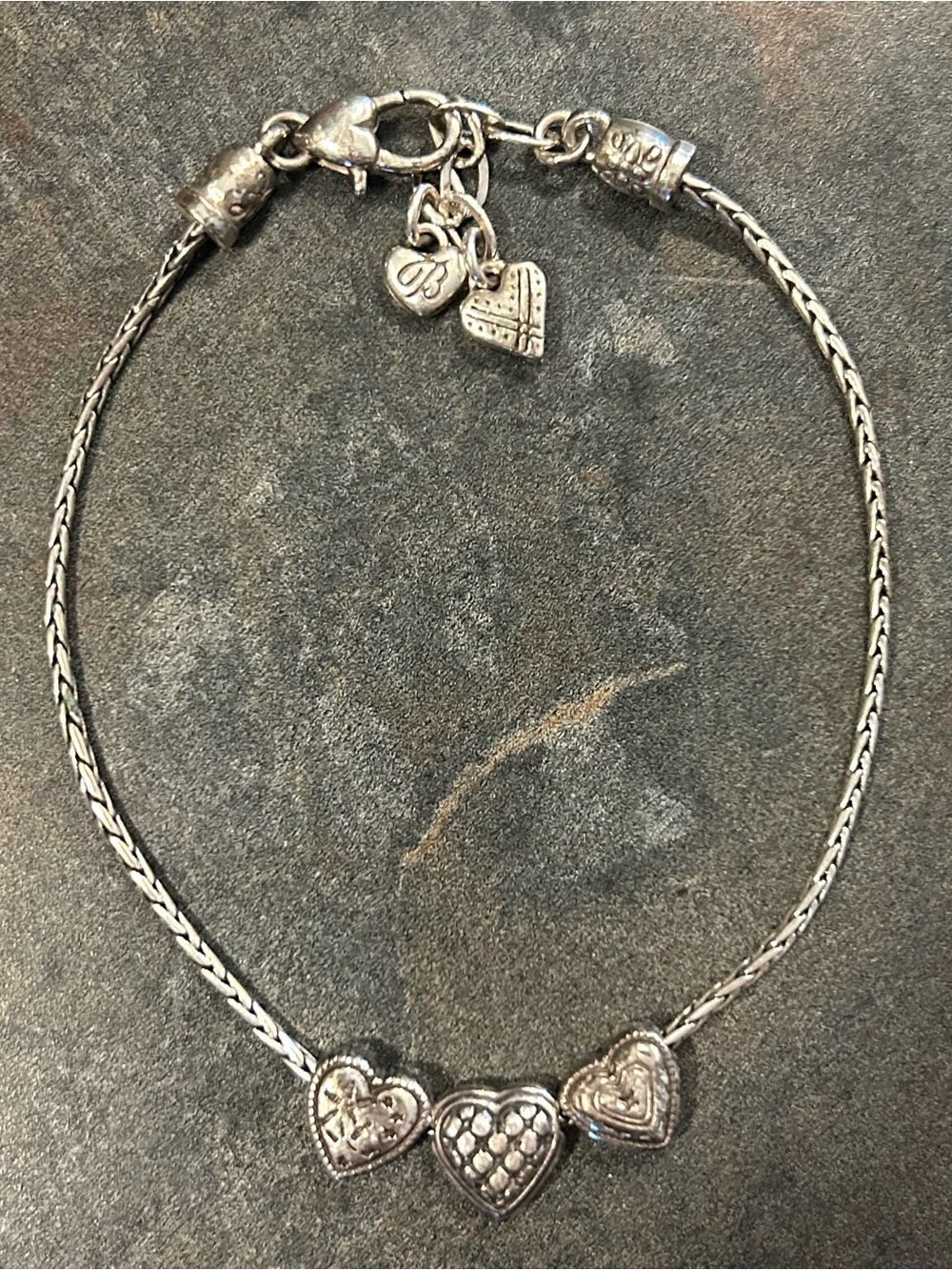 BRIGHTON Enchanted Hearts Anklet Wrist Bracelet sp